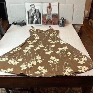 Vintage Apny sun dress floral with adjustable straps